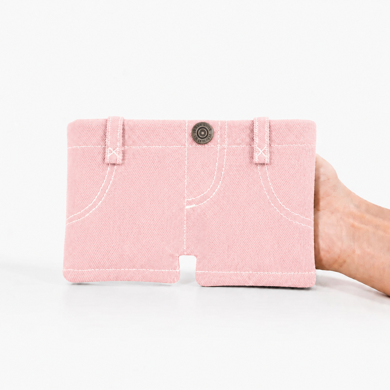 Denim Pouch - Cotton Candy