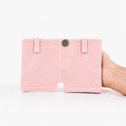 Denim Pouch - Cotton Candy