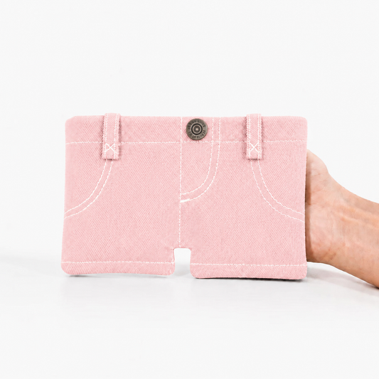 Denim Pouch - Cotton Candy