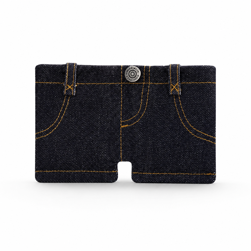 Denim Pouch - Midnight Indigo