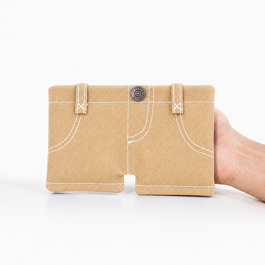 Denim Pouch - Sand Dune